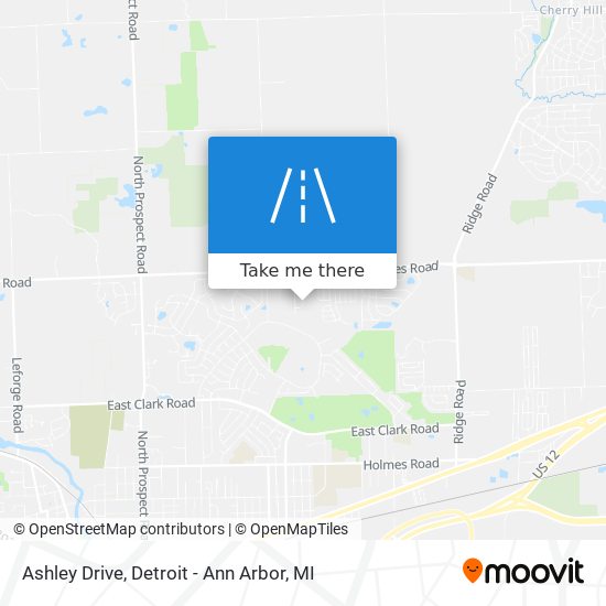 Mapa de Ashley Drive