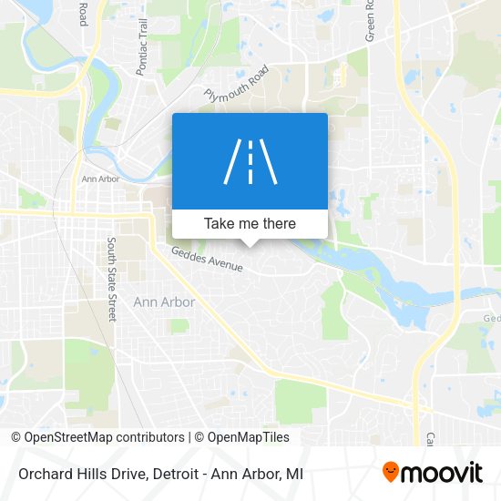 Orchard Hills Drive map