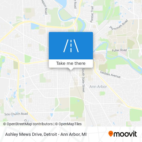 Mapa de Ashley Mews Drive