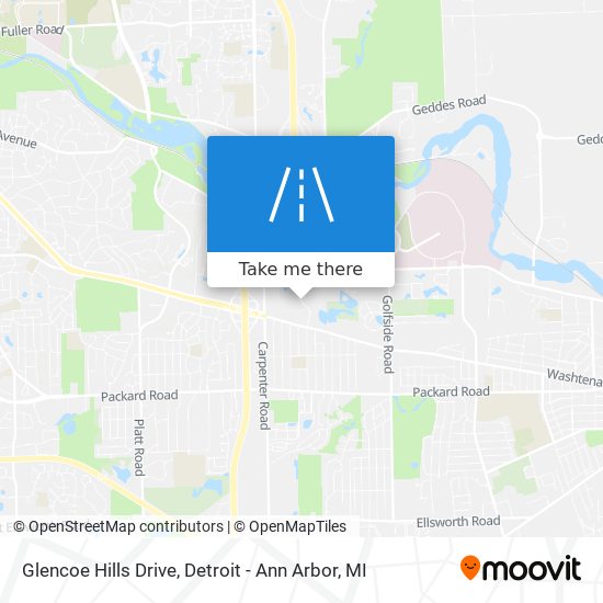 Glencoe Hills Drive map