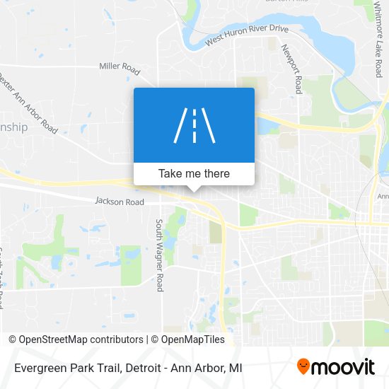 Mapa de Evergreen Park Trail