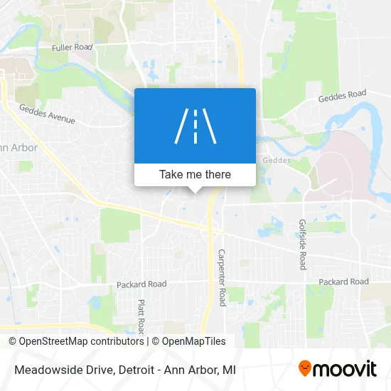 Meadowside Drive map