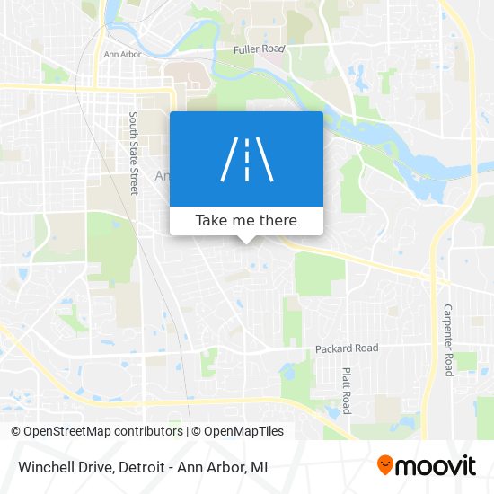 Winchell Drive map