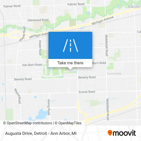 Augusta Drive map