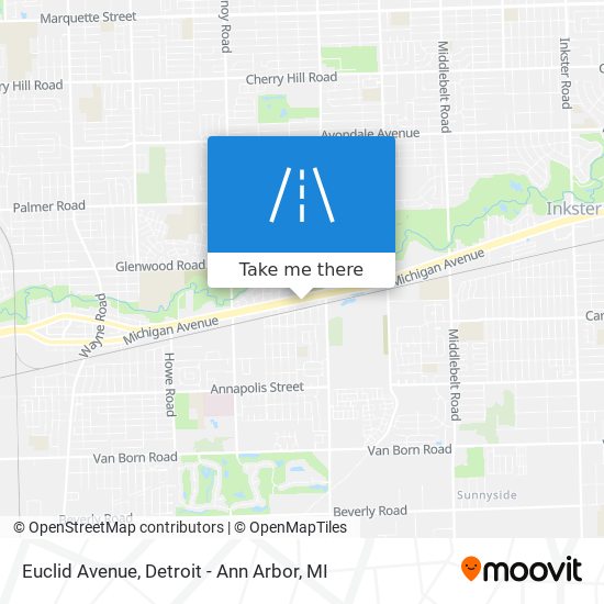 Euclid Avenue map