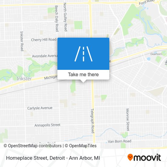 Mapa de Homeplace Street