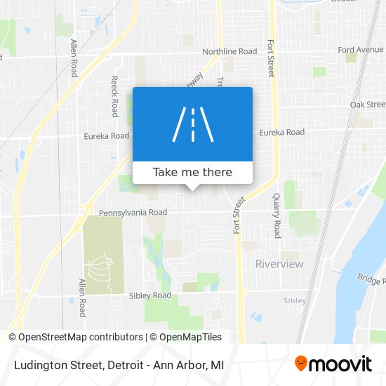 Ludington Street map