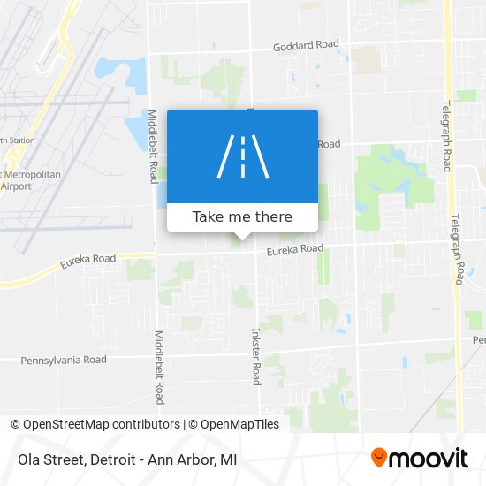 Ola Street map