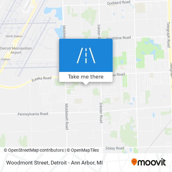 Woodmont Street map