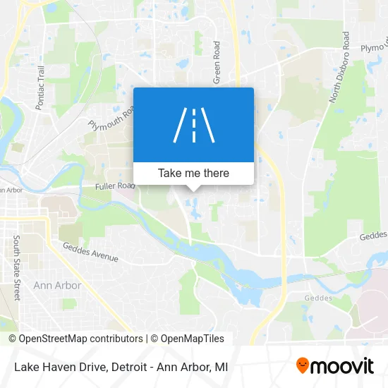 Lake Haven Drive map