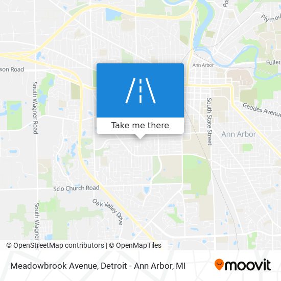 Meadowbrook Avenue map