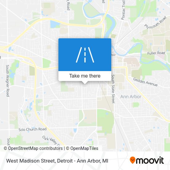 West Madison Street map