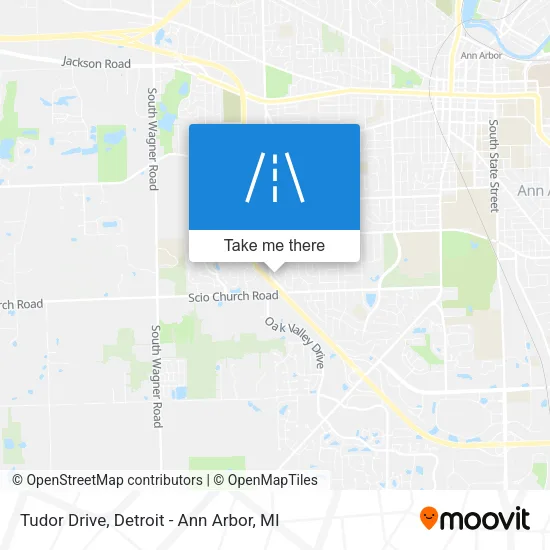 Tudor Drive map