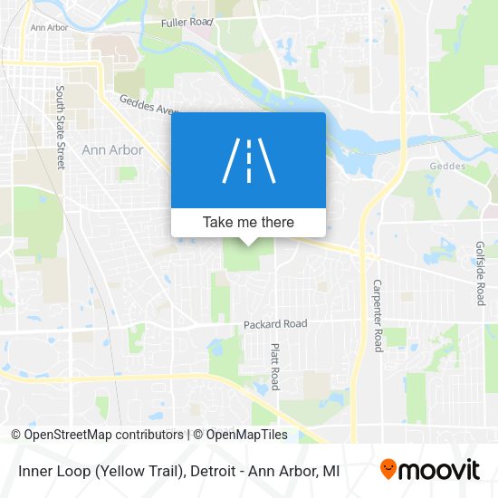 Inner Loop (Yellow Trail) map