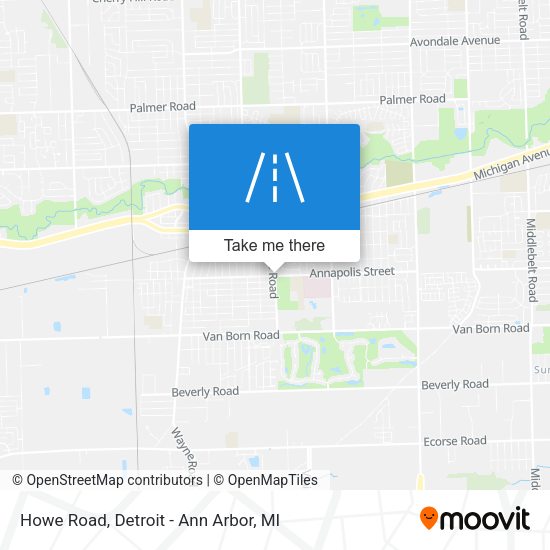 Mapa de Howe Road
