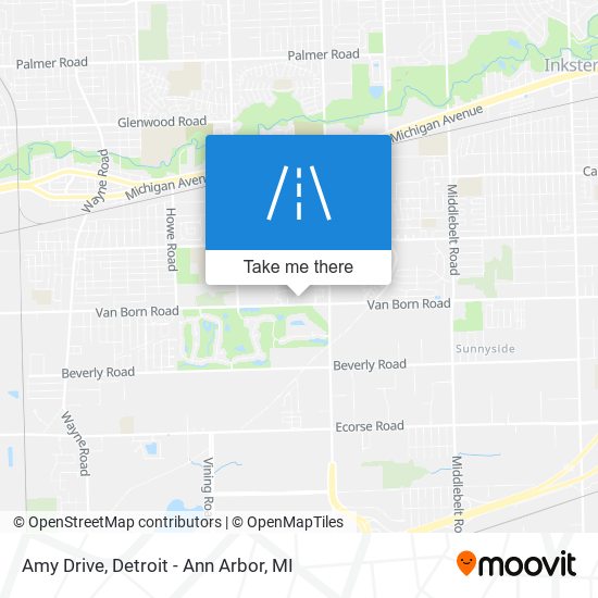 Amy Drive map