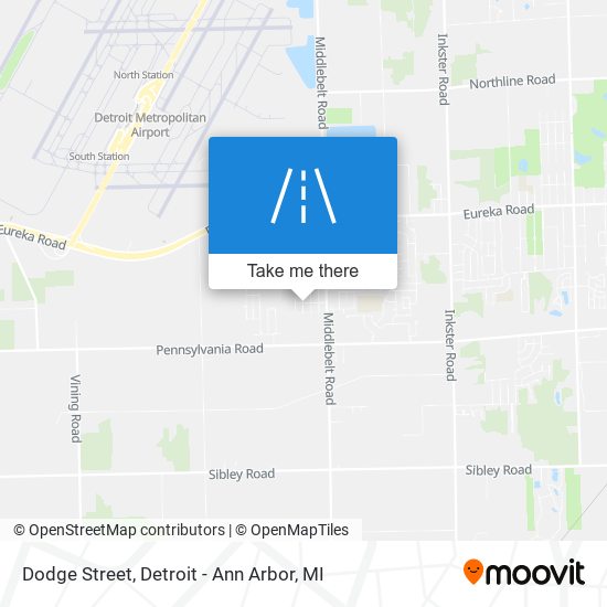 Dodge Street map