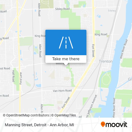 Manning Street map