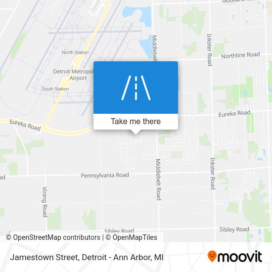 Jamestown Street map