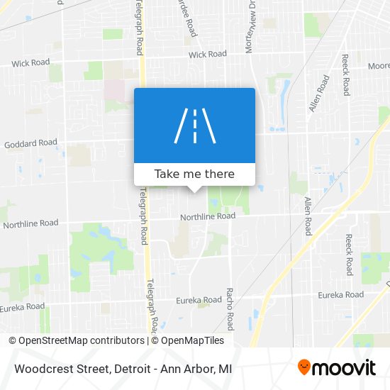 Mapa de Woodcrest Street