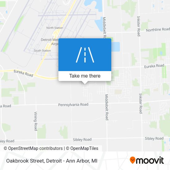 Mapa de Oakbrook Street