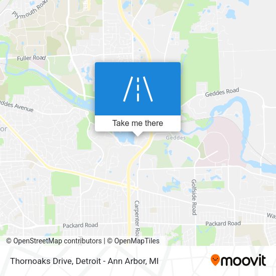 Mapa de Thornoaks Drive