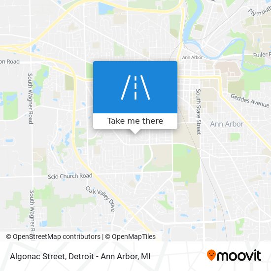 Mapa de Algonac Street