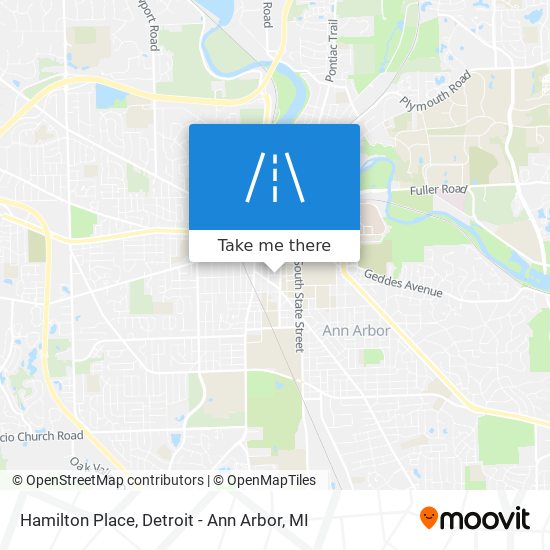 Hamilton Place map