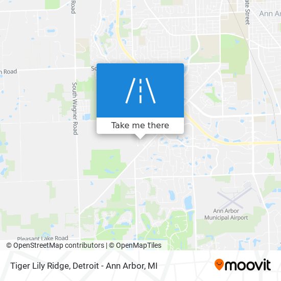 Tiger Lily Ridge map