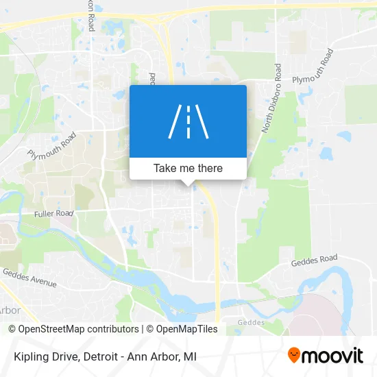 Kipling Drive map