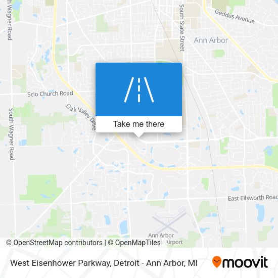 Mapa de West Eisenhower Parkway