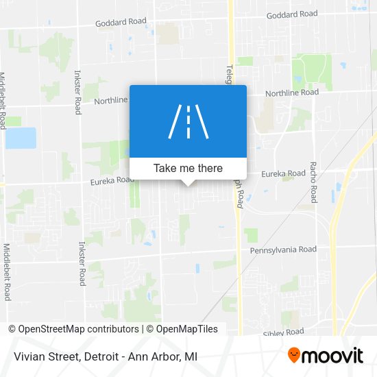 Mapa de Vivian Street
