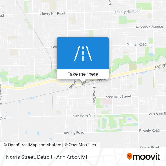Mapa de Norris Street
