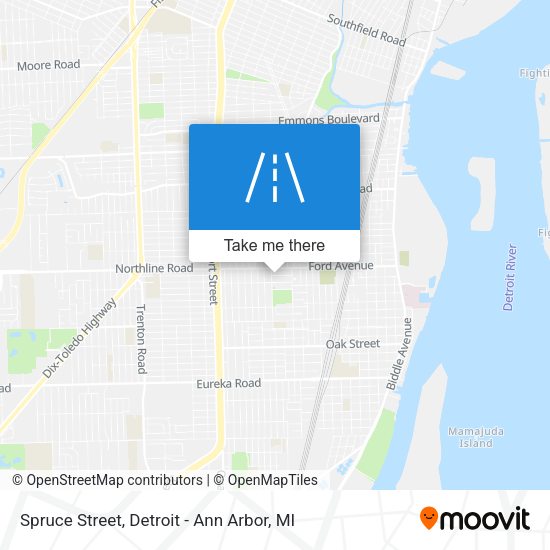 Mapa de Spruce Street