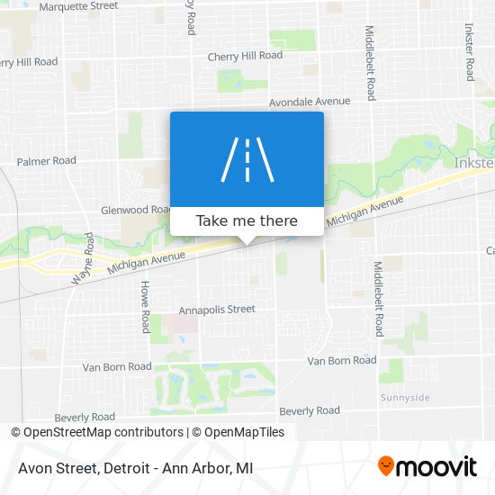 Mapa de Avon Street