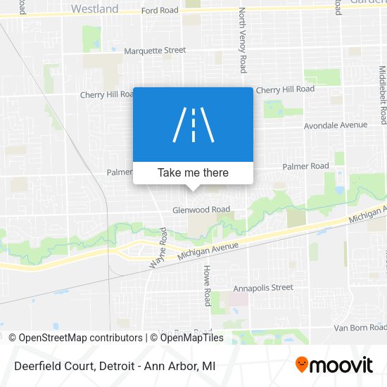 Mapa de Deerfield Court