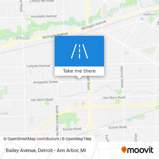 Bailey Avenue map