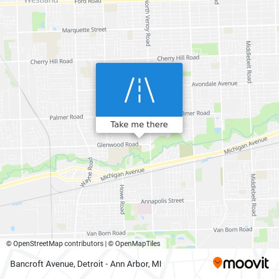 Mapa de Bancroft Avenue