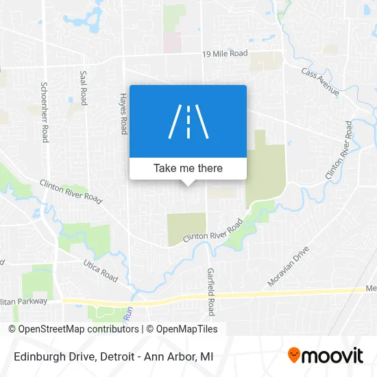 Edinburgh Drive map