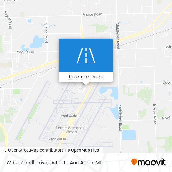 Mapa de W. G. Rogell Drive