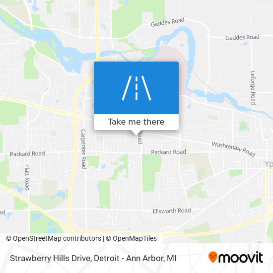 Strawberry Hills Drive map