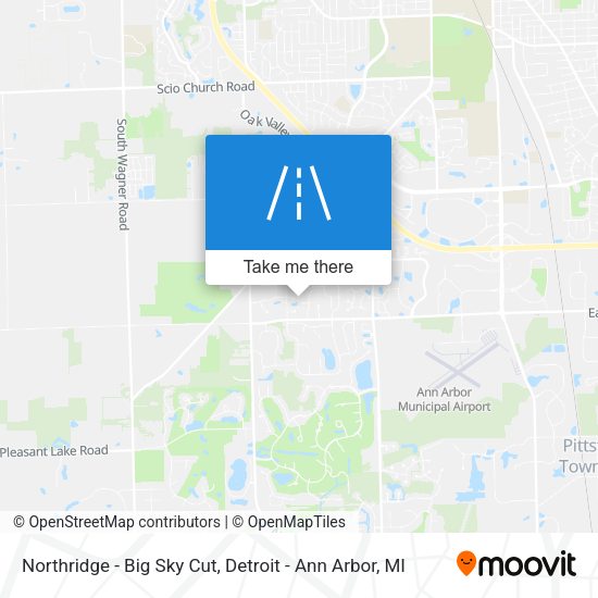 Northridge - Big Sky Cut map