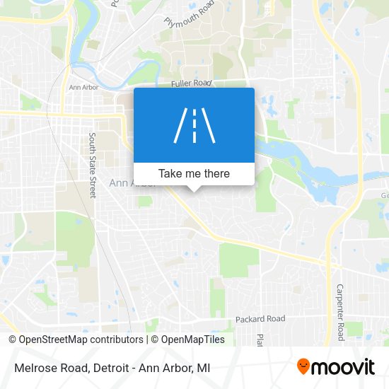 Mapa de Melrose Road