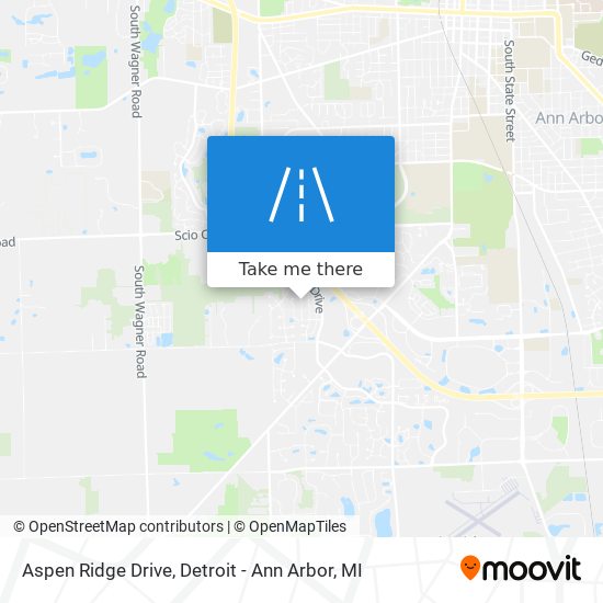 Mapa de Aspen Ridge Drive