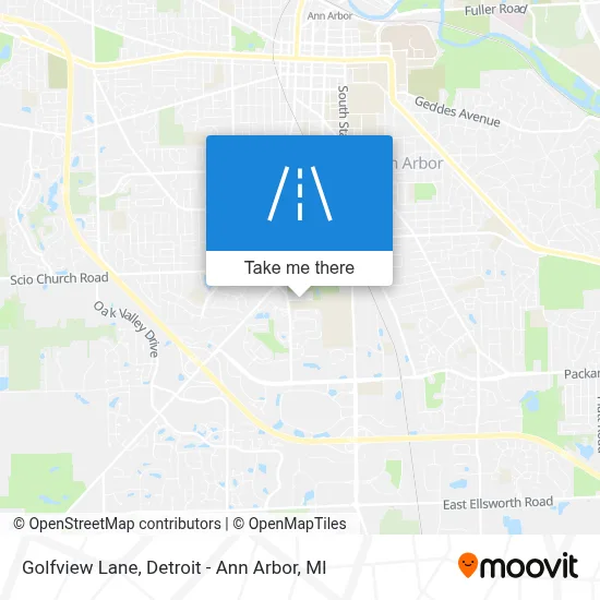 Golfview Lane map