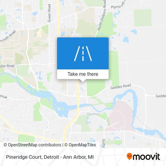 Mapa de Pineridge Court