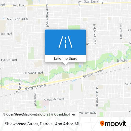 Mapa de Shiawassee Street