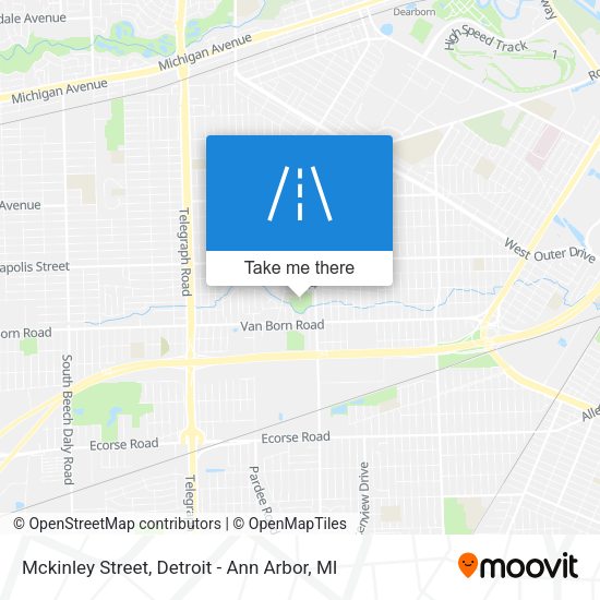 Mckinley Street map