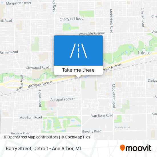 Barry Street map