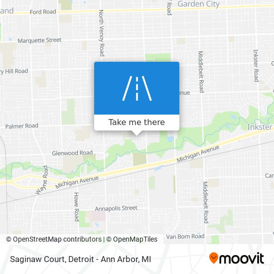 Mapa de Saginaw Court